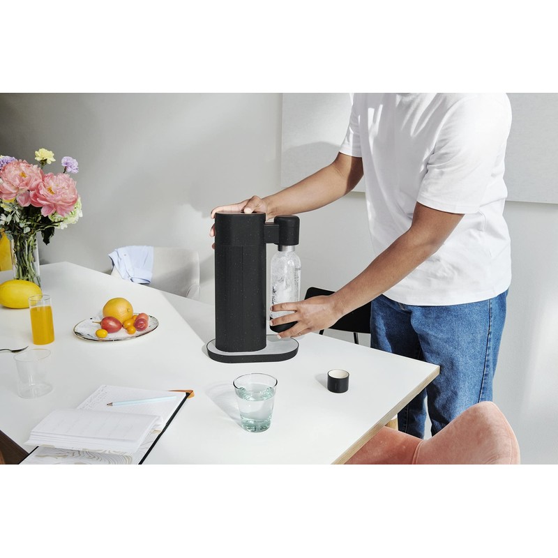 Mysoda: Reusable Plastic Water Bottle (BPA Free) Water Carbonator with