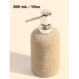 Bathroom Accessories Set, Bathroom Organizer Countertop, Soap Dispenser and Toothbrush Holder, Mouthwash Cup, Tray Set, Vanity Tray for Bathroom, 4 Pieces Modern Decor (Beige)