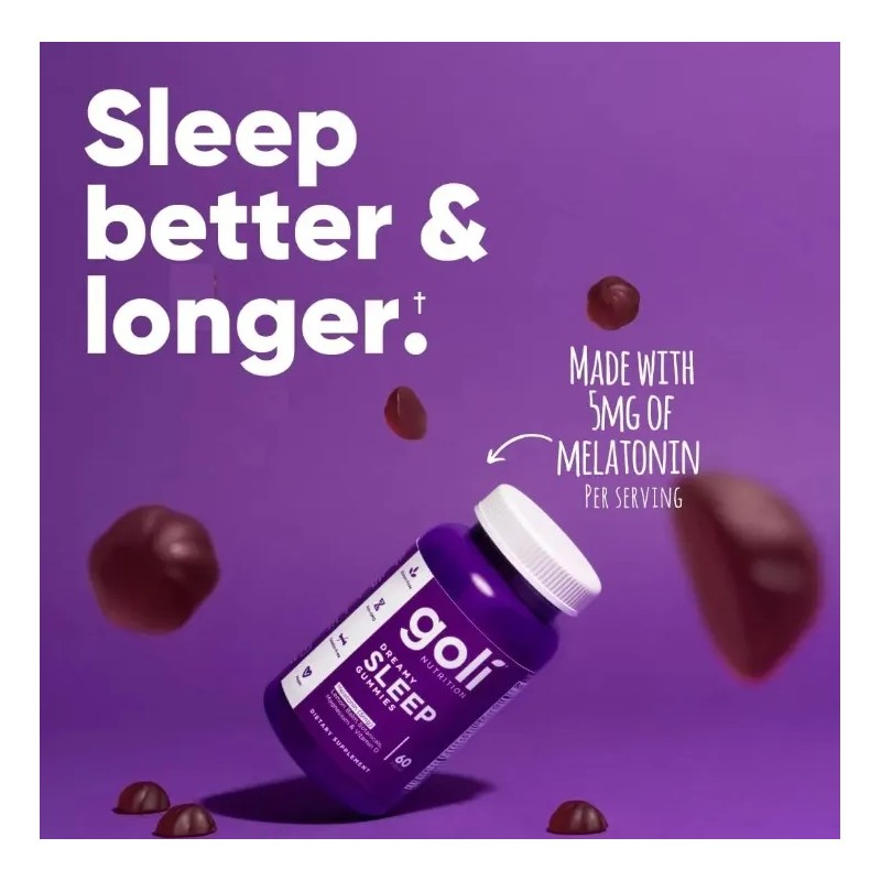 60 Gomitas Goli Nutrition, Sleep Melatonina
