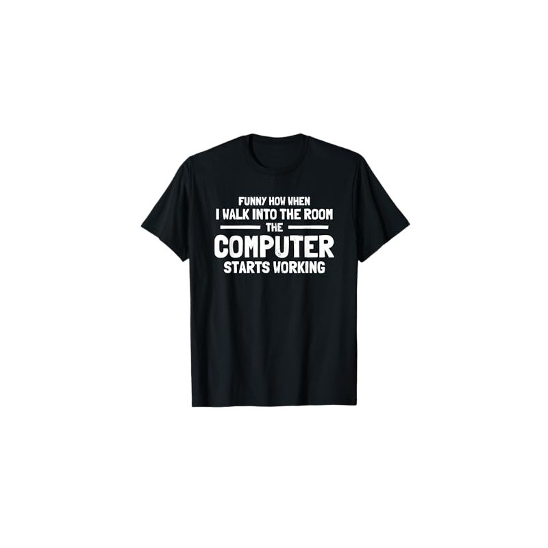 Funny Computer And Tech Gadget, Comically Charming for IT T-Shirt