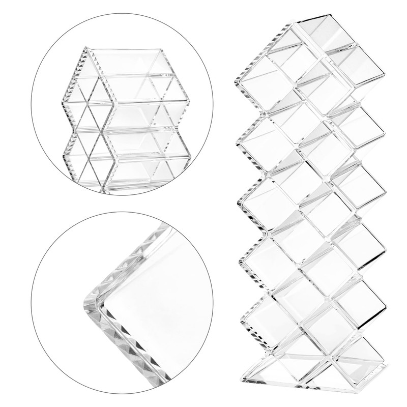 QWORK® Lipstick Organiser Box, 16 Sections Lip Gloss Container, Lipstick