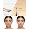 Thin Flat Foundation Brush for Liquid Makeup,Facial Makeup Spatula Brush