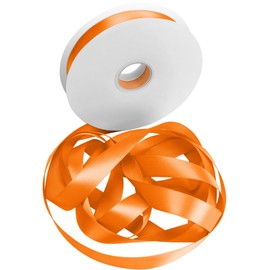 Satin Ribbon Orange Dooozy 25 mm 91 m Gift Ribbon Decorative Ribbon Fabric Ribbon for Wrapping Gifts Christmas Wedding Decorating