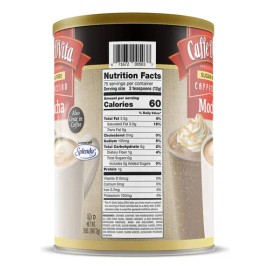 Caffe D Vita Mezcla Capuchino Moca Sin Azúcar 2 Libras                                                                                                
