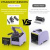 Upgraded Ribbon Cutting Machine, Automatic Tape Dispenser,5-999 mm Length Precision