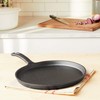 Jim Beam 10.5" Pre Seasoned Cast Iron Skillet for Grill,