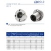 LMEF16UU Linear Bearing with Round Flange 16 mm