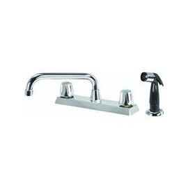 GLOBE UNION F82K1600CP-JPA3 Chrome Kitchen Faucet W/Spray