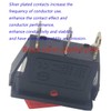 3 pin 2 Position Red Lighted Rocker Switch for Desktop