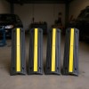 4 Pcs 39 In Speed Bump Floor Cable Protector Ramp