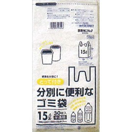 Japan of any kind sanipakku with Sensible for Trash Bag Translucent, 15l, 30 Pieces Thickness 0.017 mm