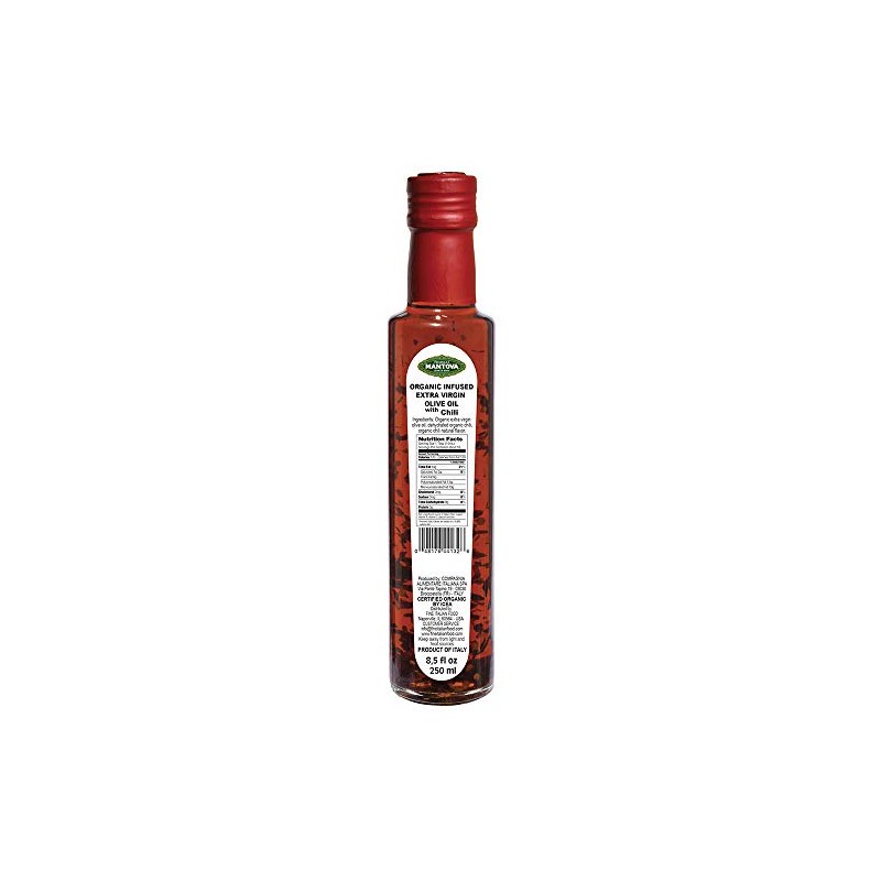 Mantova Mantova Organic Chili Flavored Extra Virgin Olive Oil, 8.5