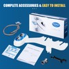 Non-Electric Bidet Attachment for Toilet Seat,Self-Cleaning, Dual Nozzle,Adjustable Water Pressure,