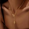 Turandoss 14K Gold Plated Necklace for Women - Dainty 14K