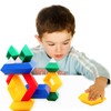 Yeelua Stacking Toys, 30Pcs Pyramid Building Blocks, Learning Activities Puzzle