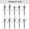 10Pcs Tungsten Carbide Rotary Burr Set, Rotary Carving Bits with