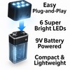 IN SELECT 9 Volt Small Pocket Led Mini Flashlight -High