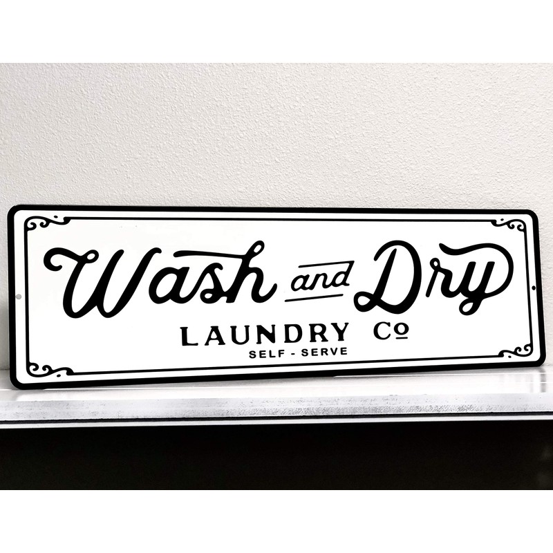 PhotoSteel Wash & Dry Laundry Co - Farmhouse Laundry Room