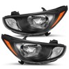 JSBOYAT Headlight for 2012 2013 2014 Hyundai Accent (5 Pin),