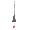 Wind Bell Hanging Decoration Iron Rust Proof Geometric Bird Bell