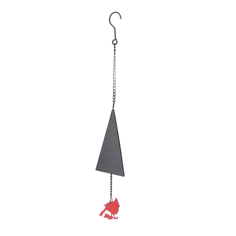 Wind Bell Hanging Decoration Iron Rust Proof Geometric Bird Bell