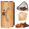BBQ Blanket for Resting Meat, Meat Resting Blanket, Reusable Barbecue Warmer Bag, with Ten Oil-Absorbing Papers, Insulated Resting Bag with Large Brisket/Beef/Pork Shoulder/Turkey(25inch)