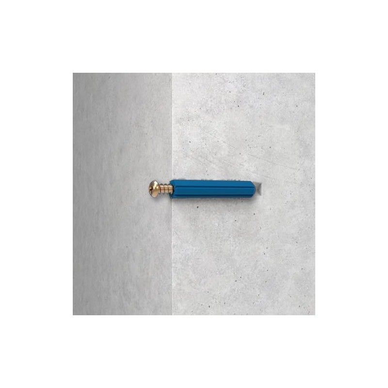 Ramset Wall Plug, Blue, 8 mm x 50 mm (Pack