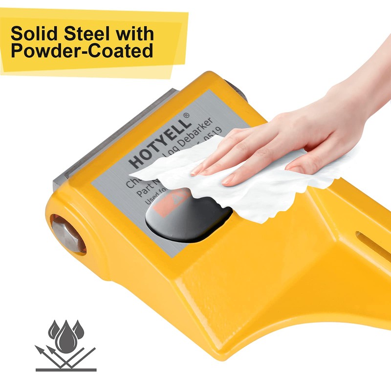 HOTYELL Log Peeler, Log Debarking Tool as Chainsaw Attachment, Efficient