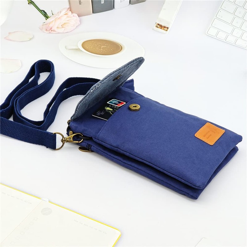 SURCHAR® Smart Phone Bag, Mini Shoulder Diagonal, Smartphone Coin, Keys,
