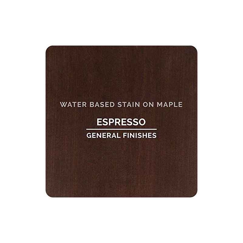 General Finishes Water Based Wood Stain, 1 Pint, Espresso