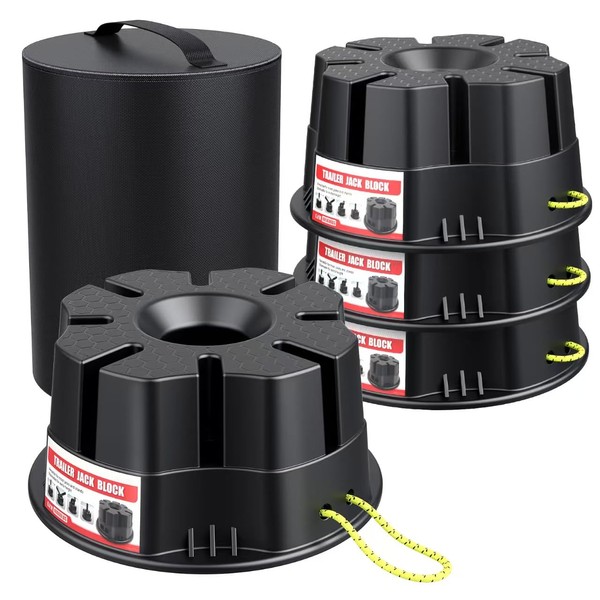 Trailer Jack Block RV Camper Stabilizer Blocks for Travel Trailer,