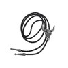 Bolo Tie Bull Skull Silver Necklace Pendant Bootlace Shoestring Necktie