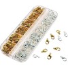 Lobster Clasps Set, BetterJonny 200Pcs Lobster Clasps and 400Pcs Open
