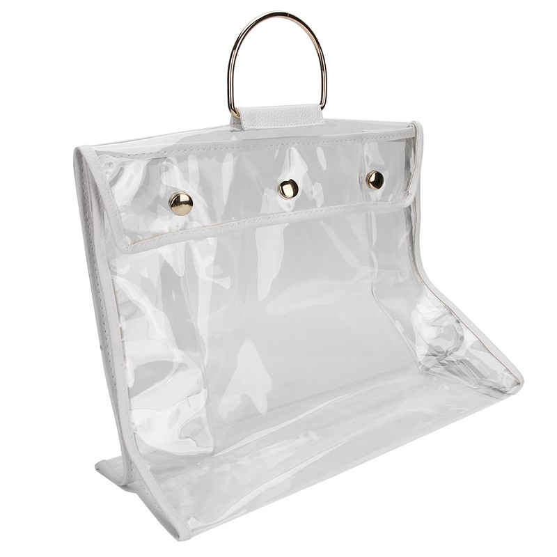 Transparent Waterproof Dustproof Bag Portable Moisture Proof Wardrobe OrganizerC Type