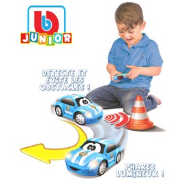 Bburago Maisto France – Vehicle RC My 1st Baby Ladybird Clock, 92003b, Blue