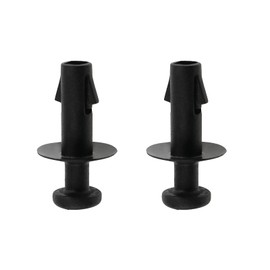 eMagTech 2pcs Black Plastic Trim Panel Shelf Fastener Car Rear Tray Strap Fixing Clips Retainers 95129884 Compatible with Vauxhall Mokka Mokka X