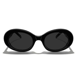 MERRY'S Modern Oval Round Acetate Sunglasses for Women UV400 Polarized Sunglasses S6191