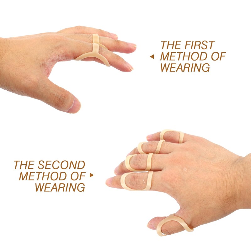 6 PCS Oval Finger Splints, Trigger Finger Splint Brace Finger