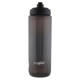 Pro Impact 28 Oz Squeeze Bottles Sports Water Bottle - Multipurpose Reusable Water Bottle for Training, Gym – Wide Mouth Squirt Bottles for Liquids – Soft Squeeze Gym Water Bottle Fast Flow - Black