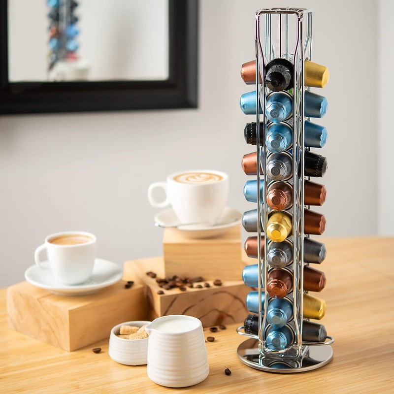 CARLA HOME Coffee Pods Holder Storage Compatible with 40 Pods,
