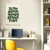 NQDWX Slow Down You're Doing Fine Hanging Flag - Motivational