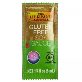 Lee Kum Kee 8 mL Gluten-Free Soy Sauce Packet (select quantity below) - 100 Packs