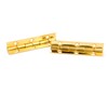 Highpoint 105 Degree Stop Hinge Brass Plated 2" Pair