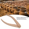 Caliper Wooden Ruler Positioning Distance Measuring Tool Pottery Tools for