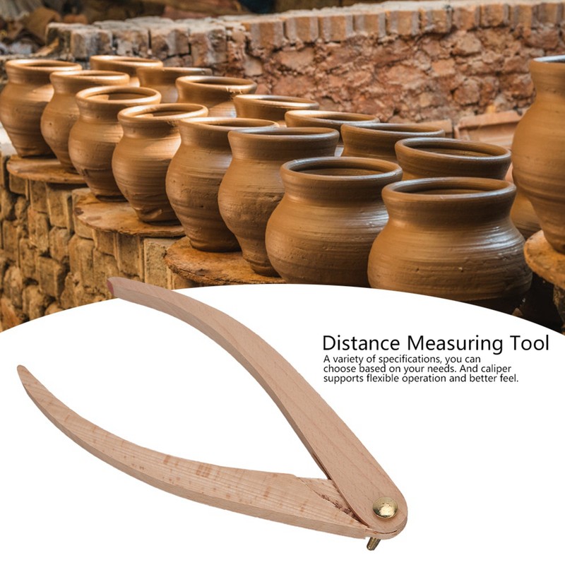 Caliper Wooden Ruler Positioning Distance Measuring Tool Pottery Tools for