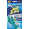 Soft Scrub 12812-16 Medium Soft Scrub Premium Defense Purple Rubber Gloves