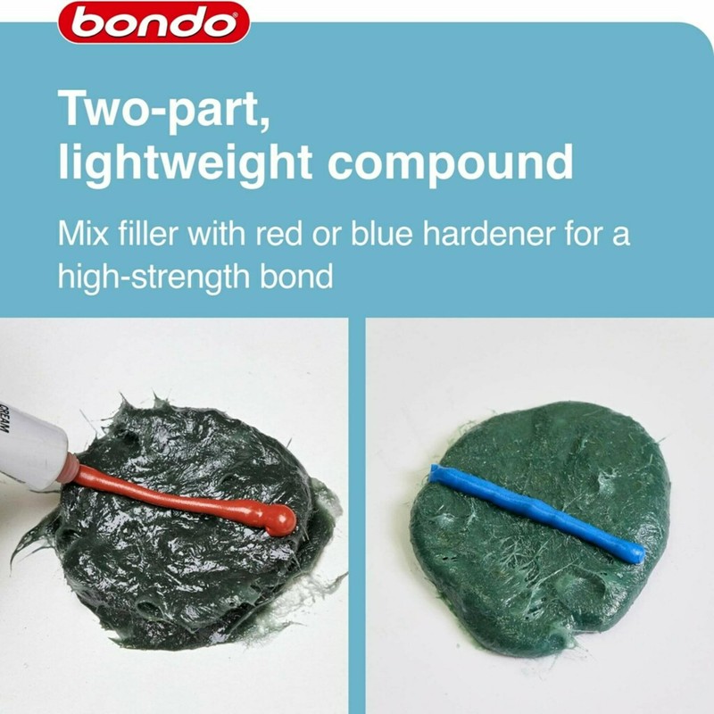 Bondo Bondo-Hair Long Strand Fiberglass Reinforced Filler, 00762, 1 Quart