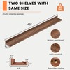 Heimlove Picture Ledge Shelf, Floating Shelves Set of 2, 48