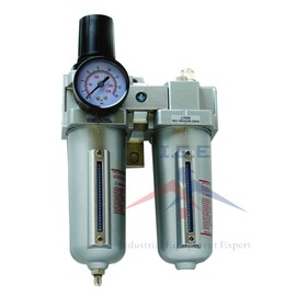 1/2" Compressed Air Moisture Filter Regulator Oiler Separator Lubricator Combo