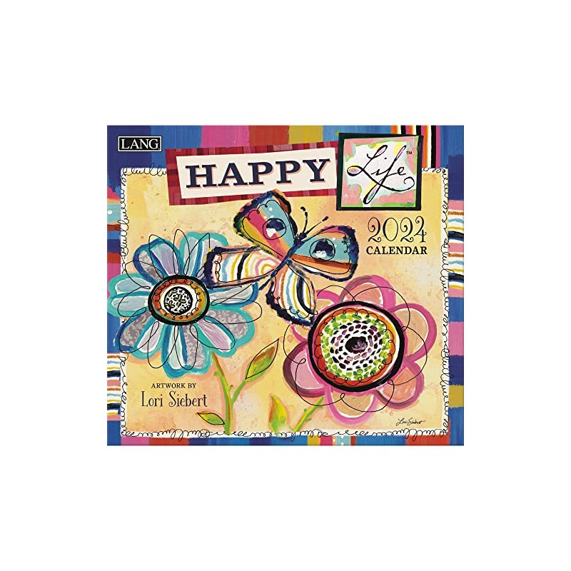 LANG Happy Life 2024 Wall Calendar (24991001982)